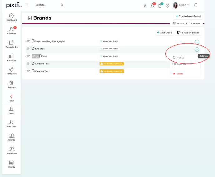 managing number of brands